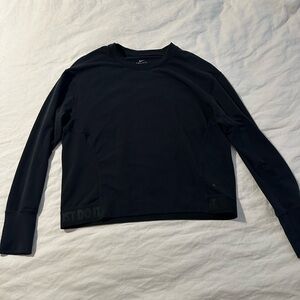 Nike Dri-Fit Size Small Black Running Long Sleeve Shirt Crew Neck Women’s
